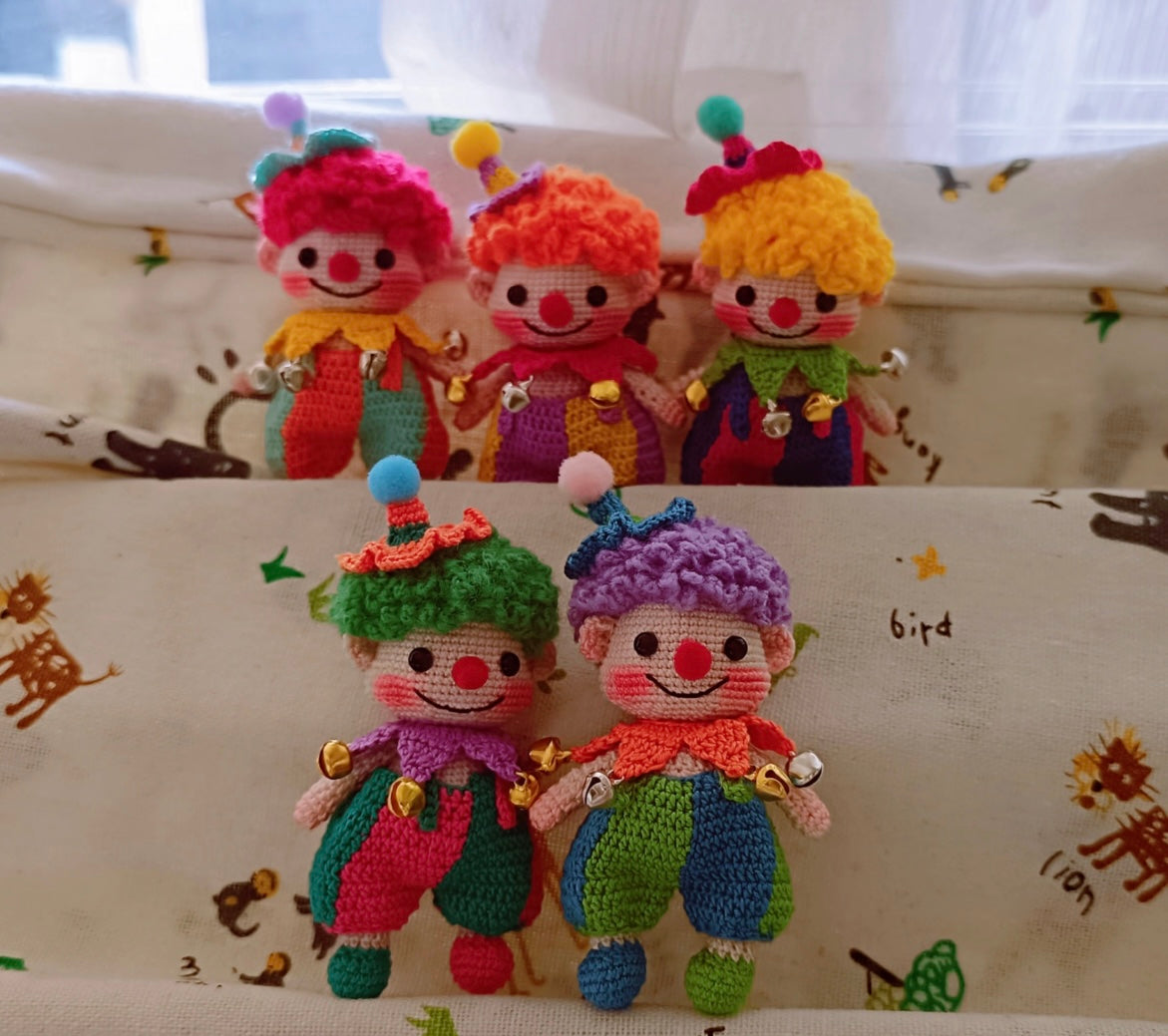 Crochet Clown/Micro Crochet/Lace Cotton