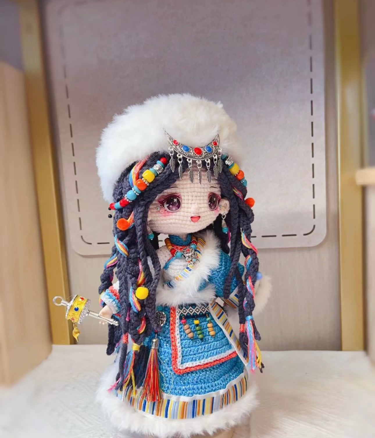 Crochet Doll/Zang Girl(30 cm/12 inch)