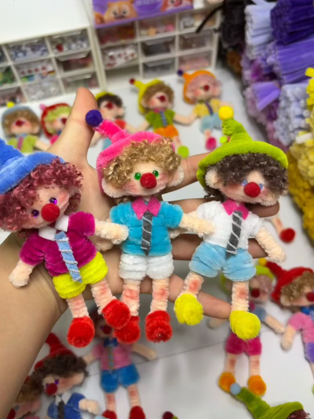 Twist Stick Clown(13~15 cm/5.1~5.9 inch)