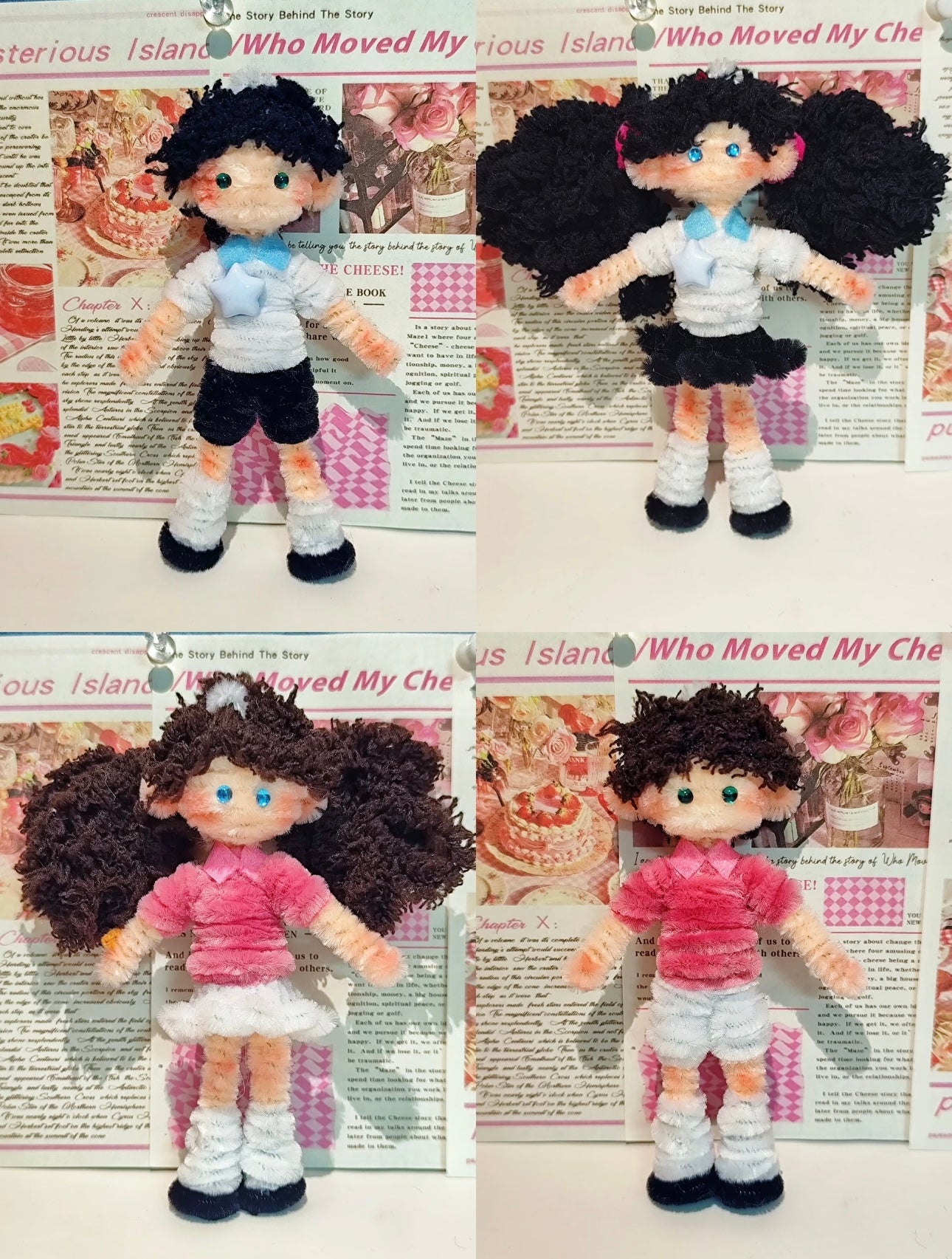 Twist Stick Doll/Girl/Boy(13~15 cm/5.1~5.9 inch)