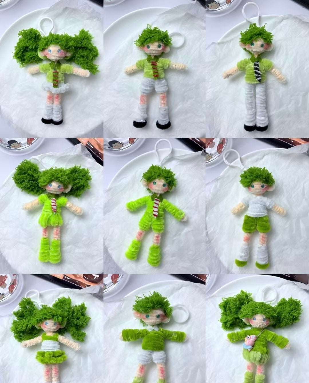 Twist Stick Doll/Girl/Boy(13~15 cm/5.1~5.9 inch)