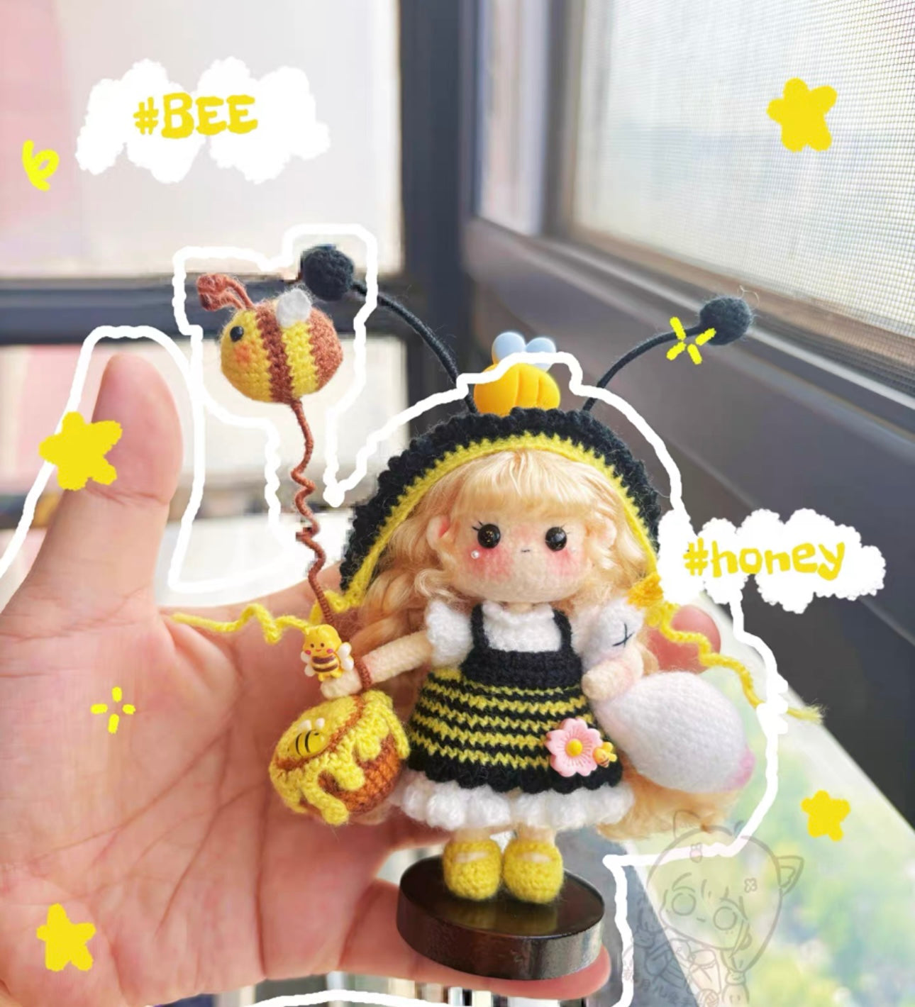 Goose Girl/Mini Girl/Bee(11~12 cm/4.3~4.5 inch)