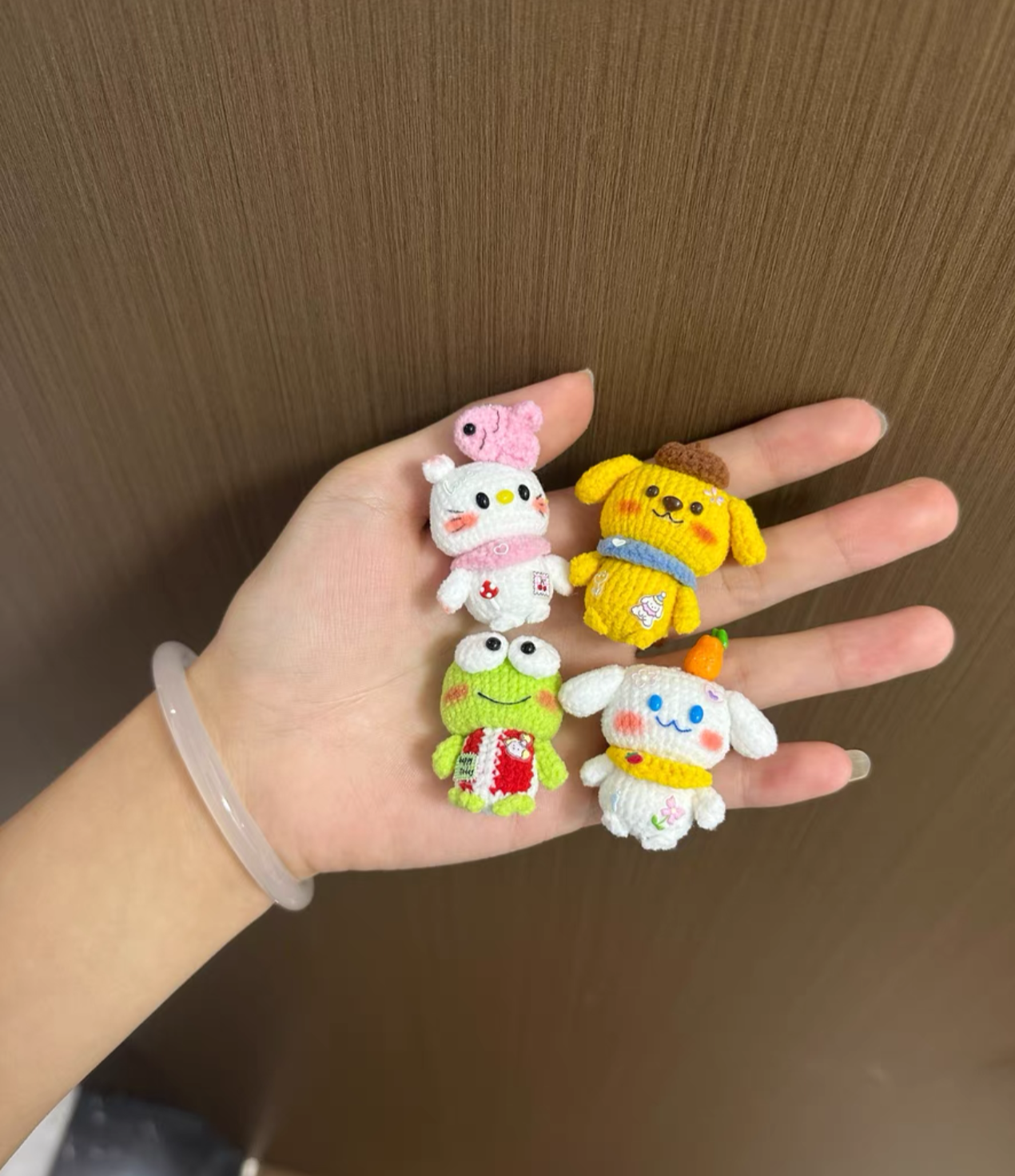 Crochet Animal/Fridge Magnet/Fishman/Panda/Pompom/pacha/Melody/Frog/HelloKitty