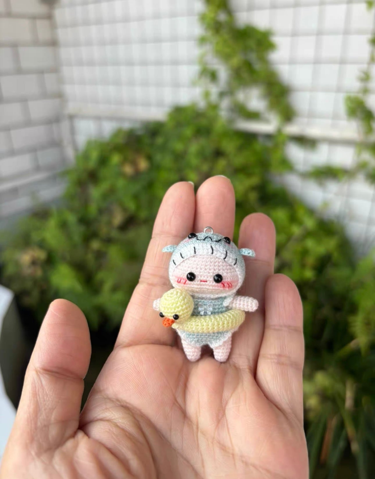 Crochet Mini People with Outfit/Micro Crochet(4.5 cm/1.8 inch)