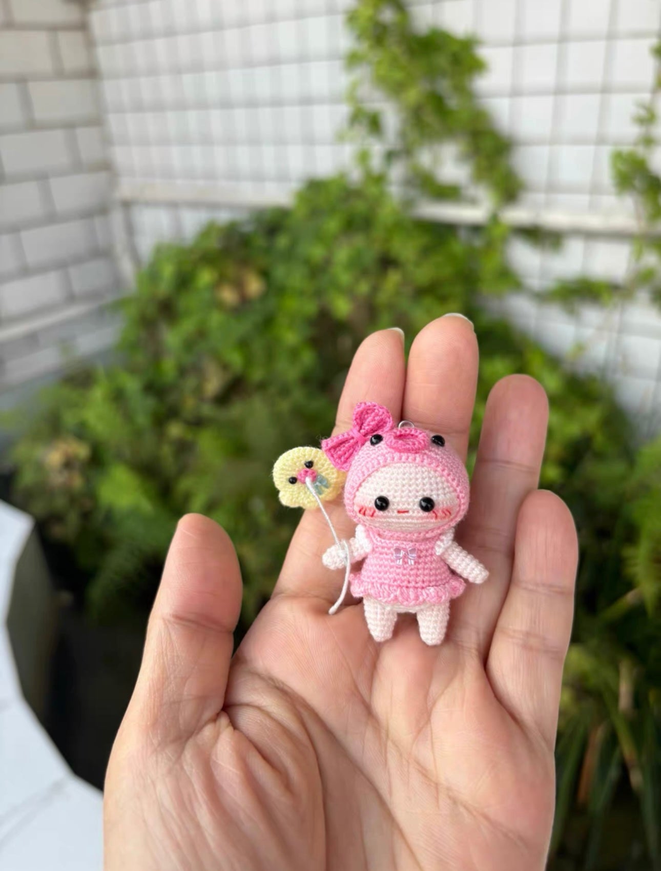 Crochet Mini People with Outfit/Micro Crochet(4.5 cm/1.8 inch)
