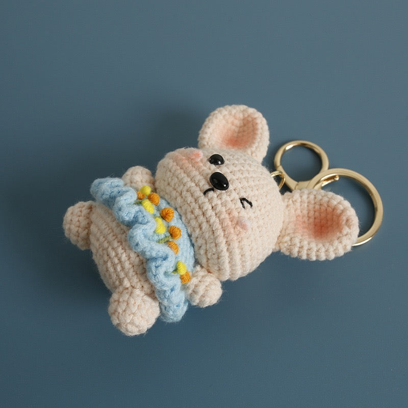 Crochet Koala Girl Keychain