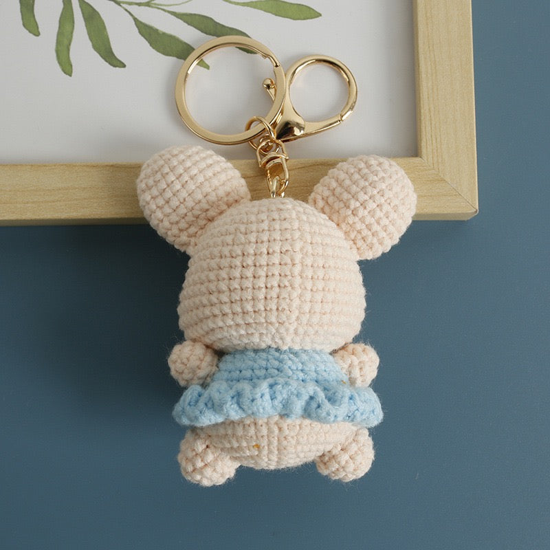 Crochet Koala Girl Keychain