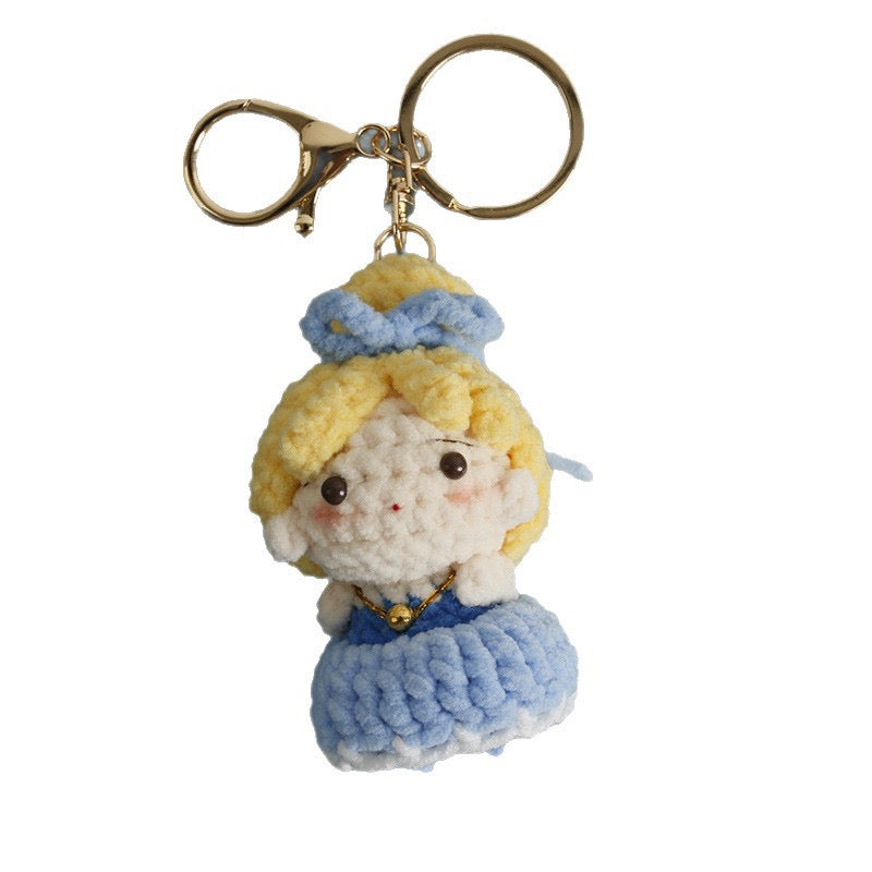 Crochet Disney Princess Keychain(7 cm/2.8 inch)