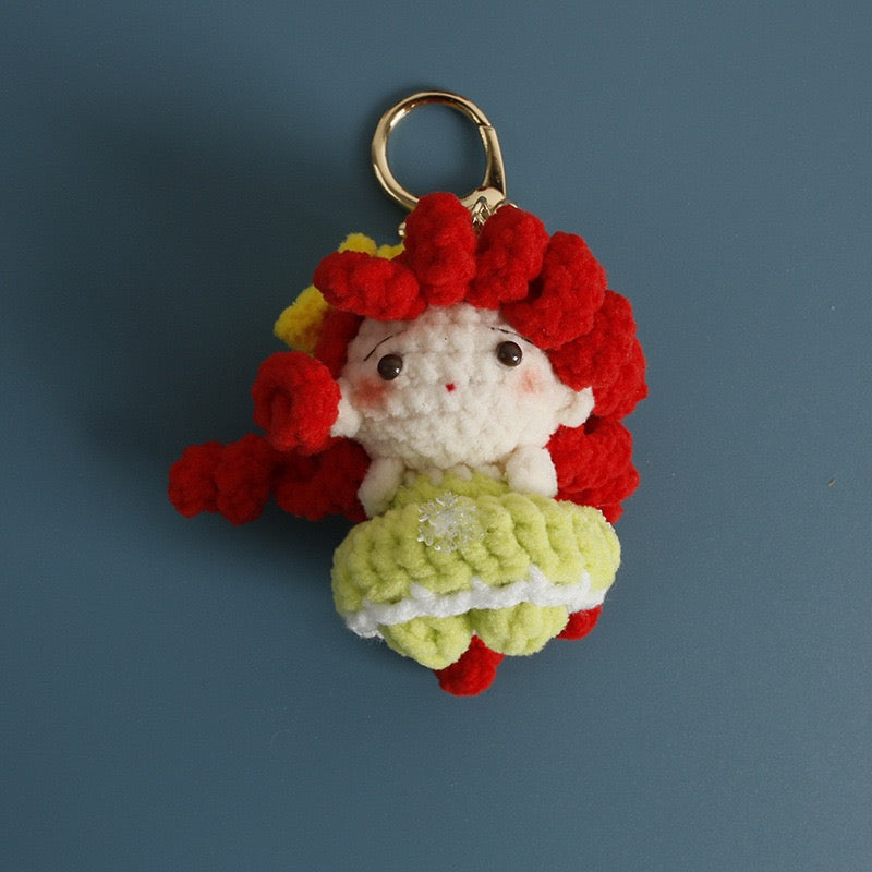 Crochet Disney Princess Keychain(7 cm/2.8 inch)