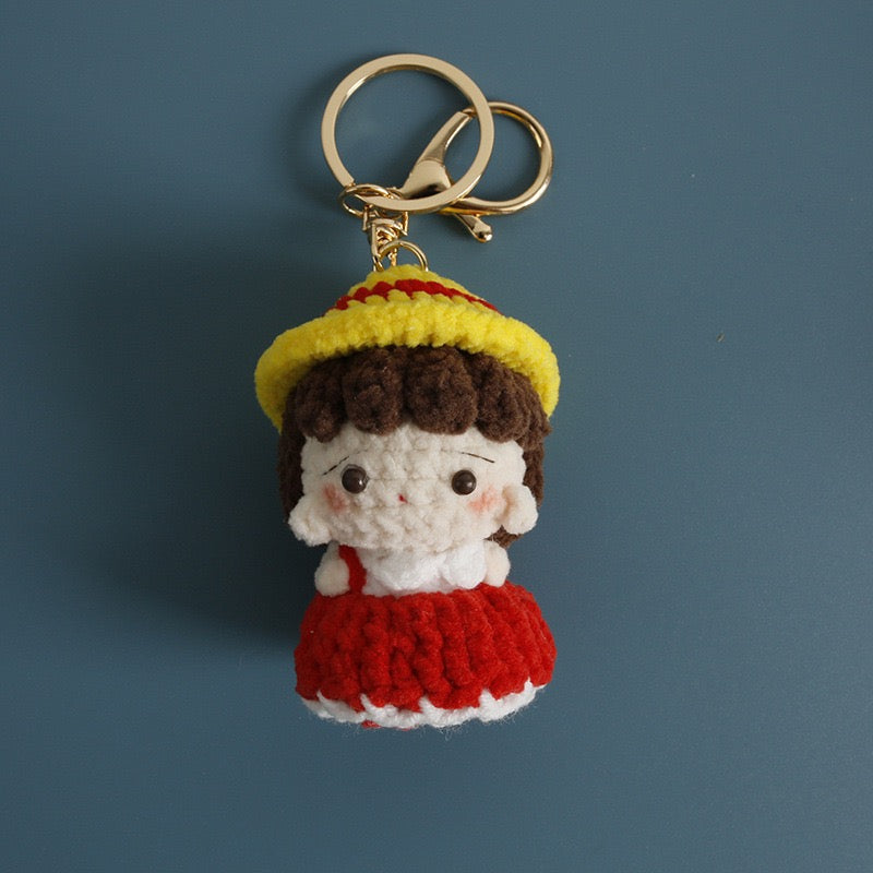 Crochet Disney Princess Keychain(7 cm/2.8 inch)