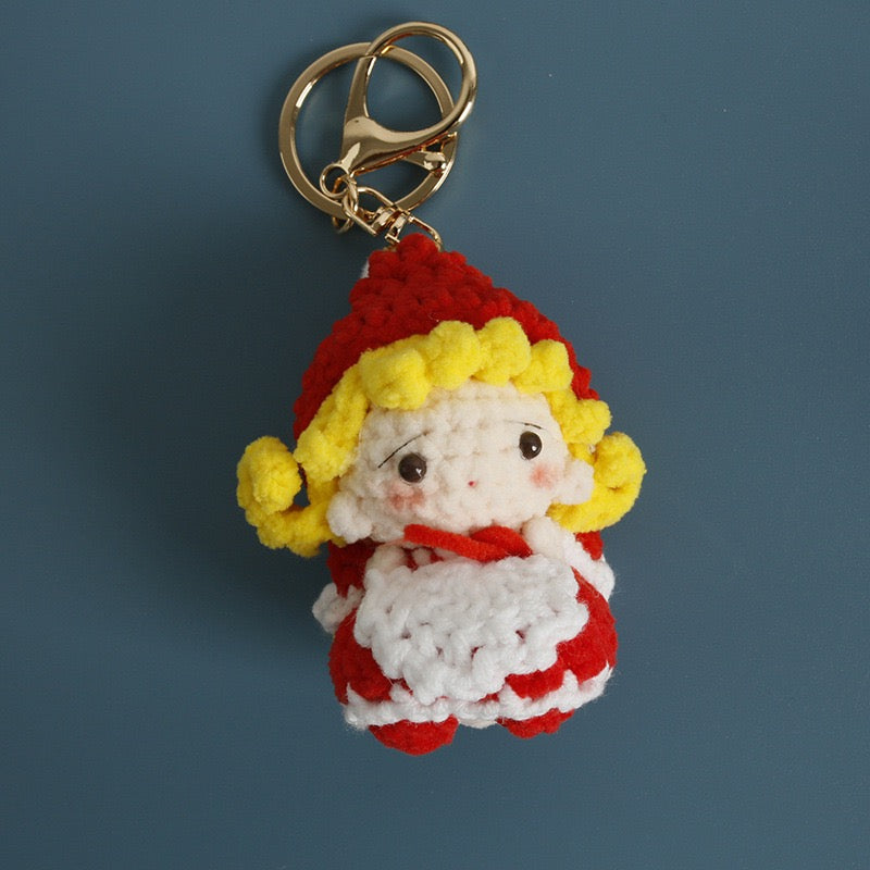 Crochet Disney Princess Keychain(7 cm/2.8 inch)