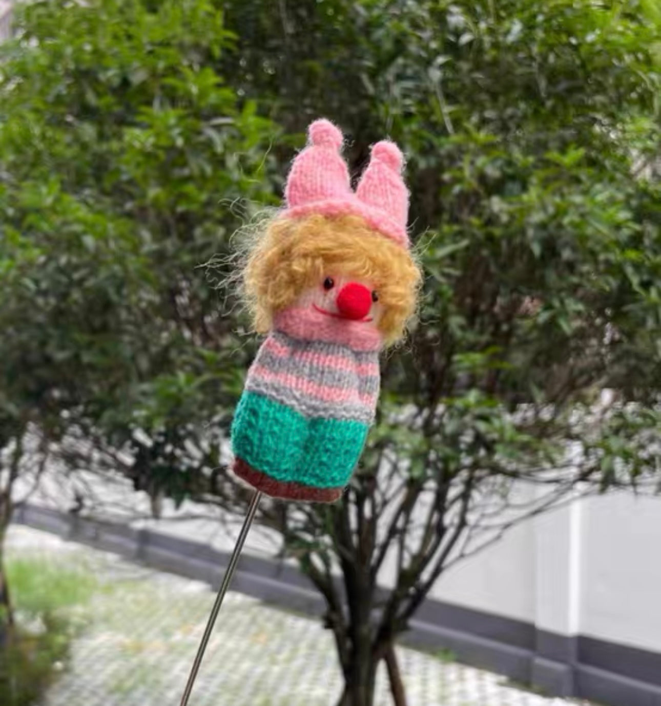 Knitted Clown