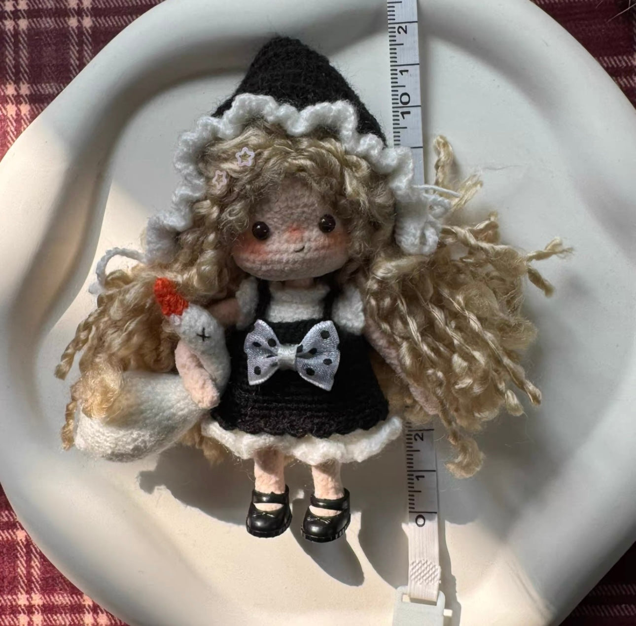 Goose Girl/Mini Girl/Black and White(12 cm/4.7 inch)