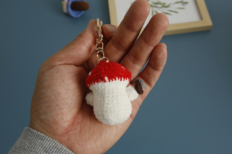 Pirate Mushroom Keychain