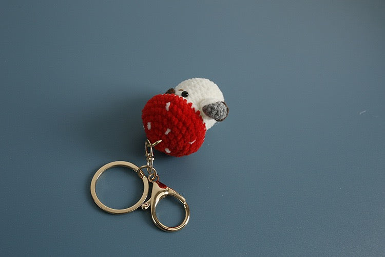 Pirate Mushroom Keychain