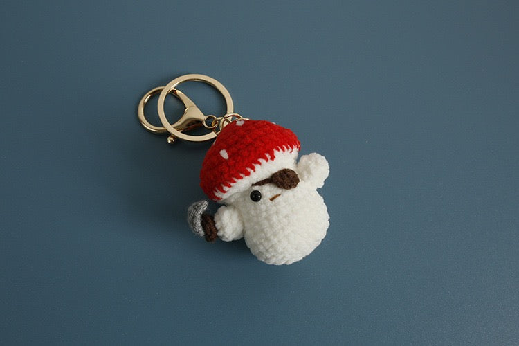Pirate Mushroom Keychain