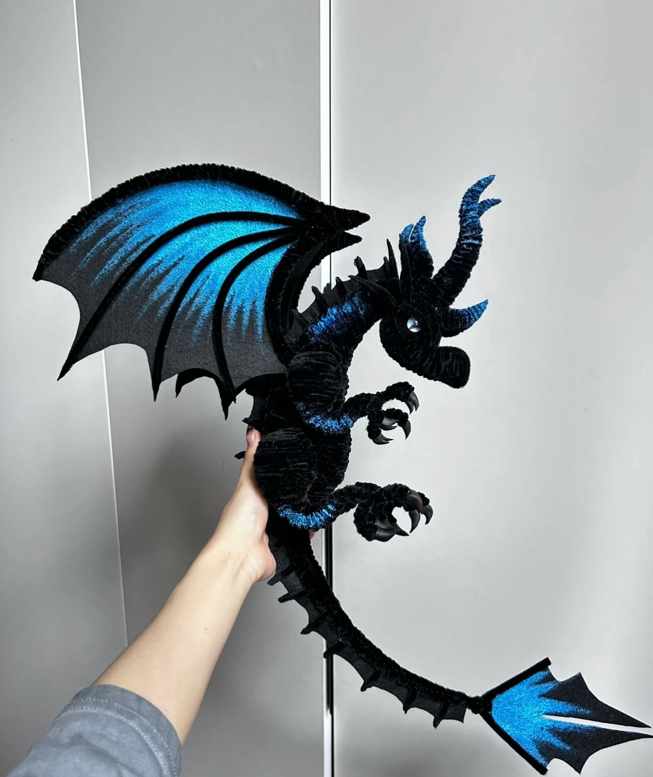 Big Dragon(Twist Stick+Wire+Nonwoven Fabric+Plastic Clay)