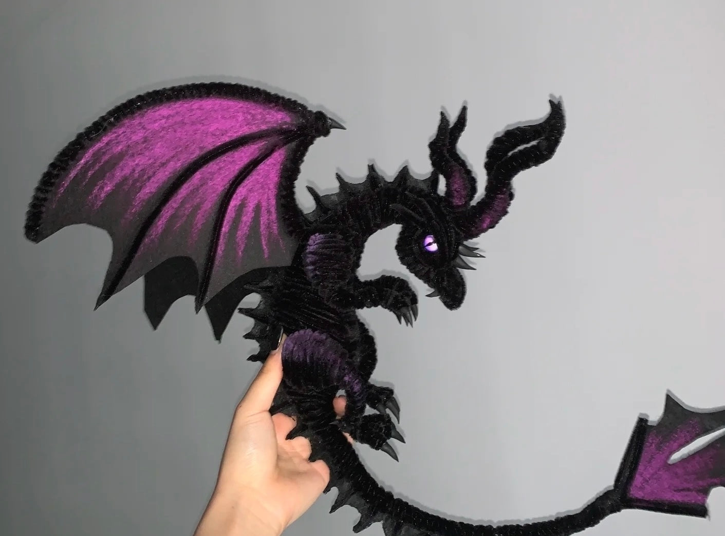 Big Dragon(Twist Stick+Wire+Nonwoven Fabric+Plastic Clay)