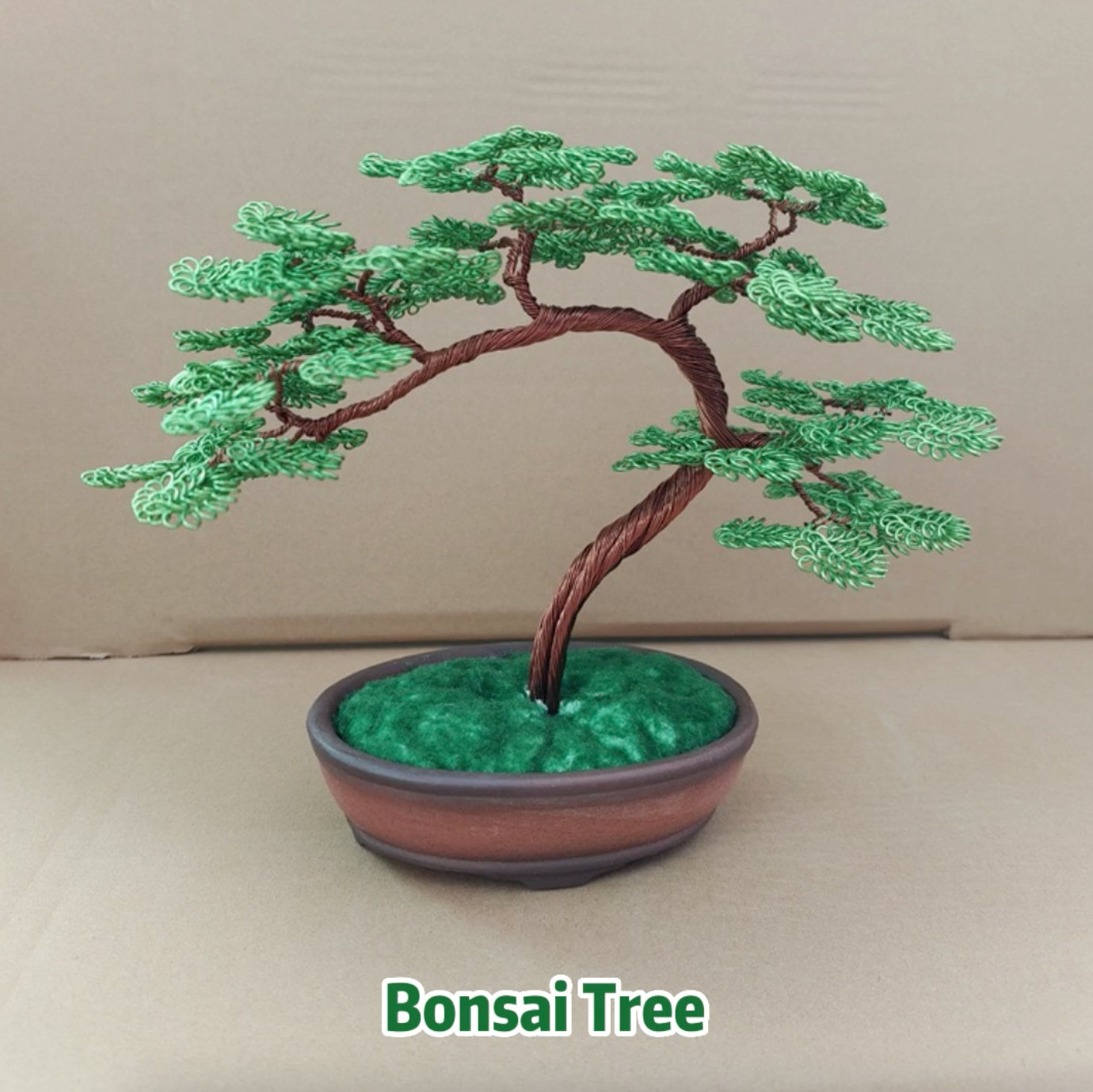 Green Bonsai Tree(12 inch)