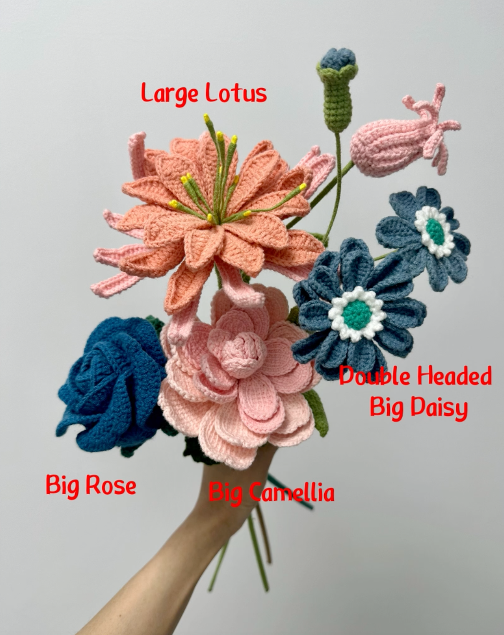 Crochet Mystery Flowers - Cotton