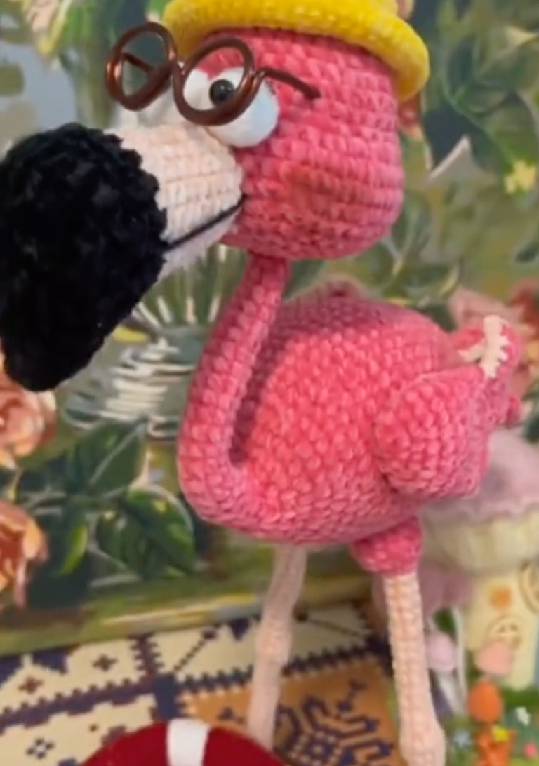 Crochet Flamingo