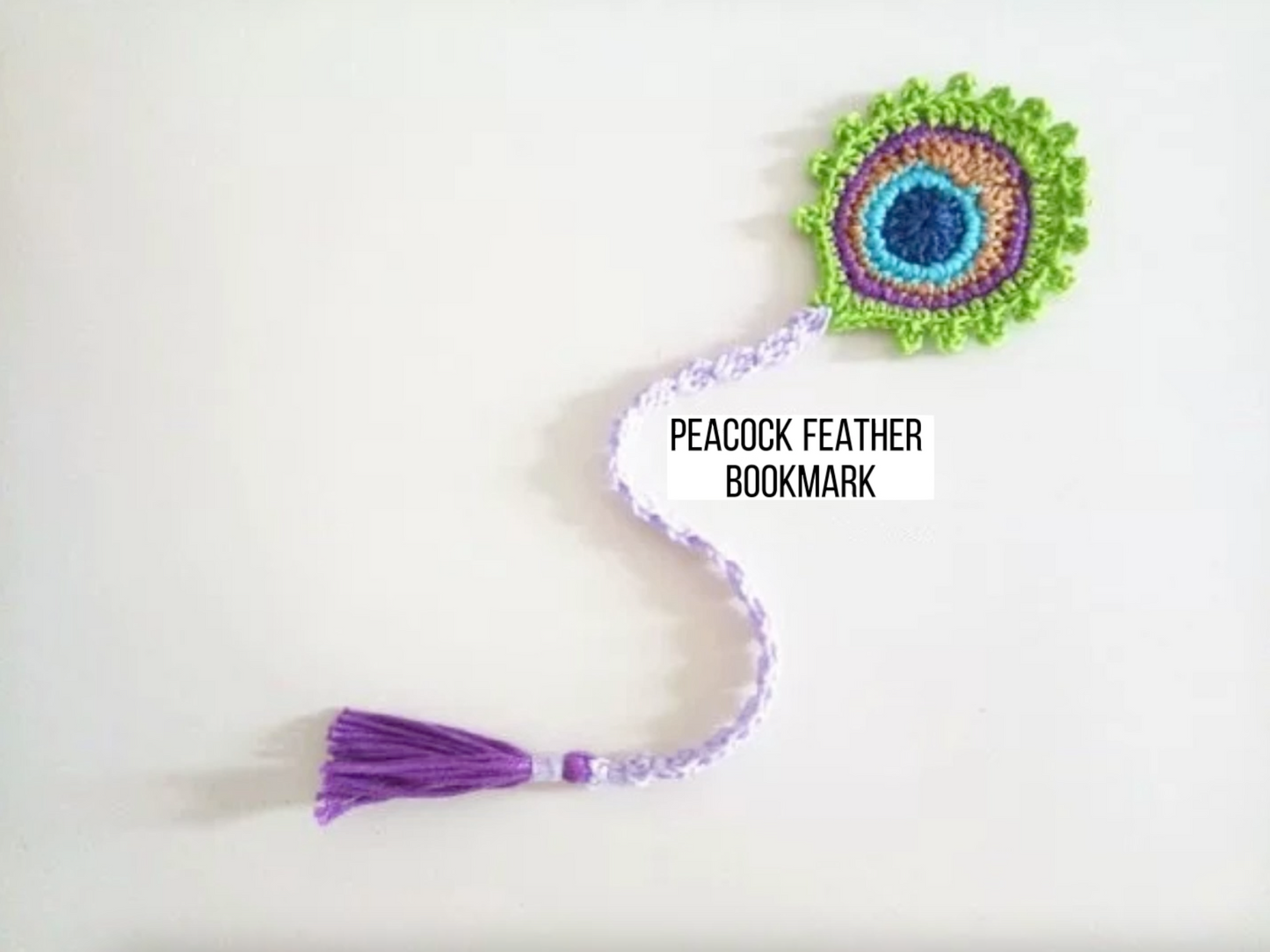 Peacock Feather Chain- Lace Cotton