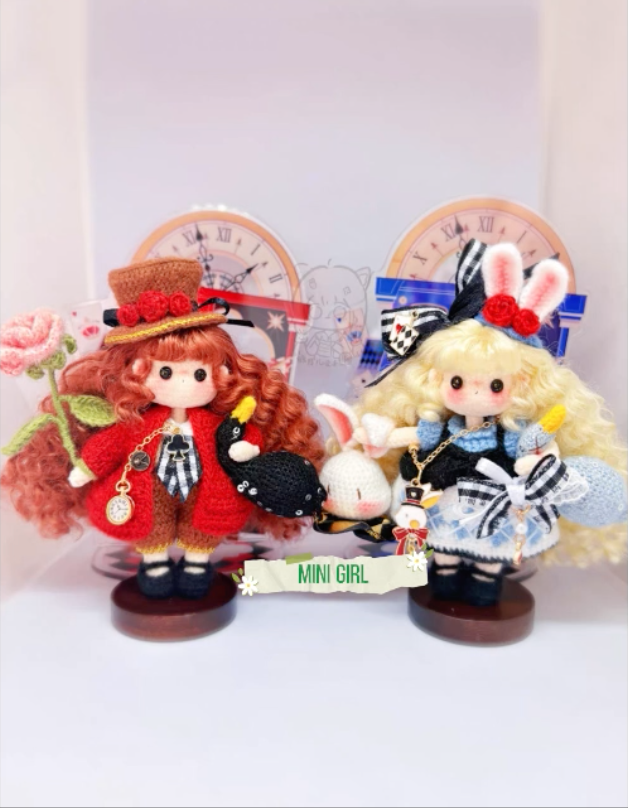 Goose Girl/Mini Girl/Rose Hat(11~12 cm/4.3~4.5 inch)