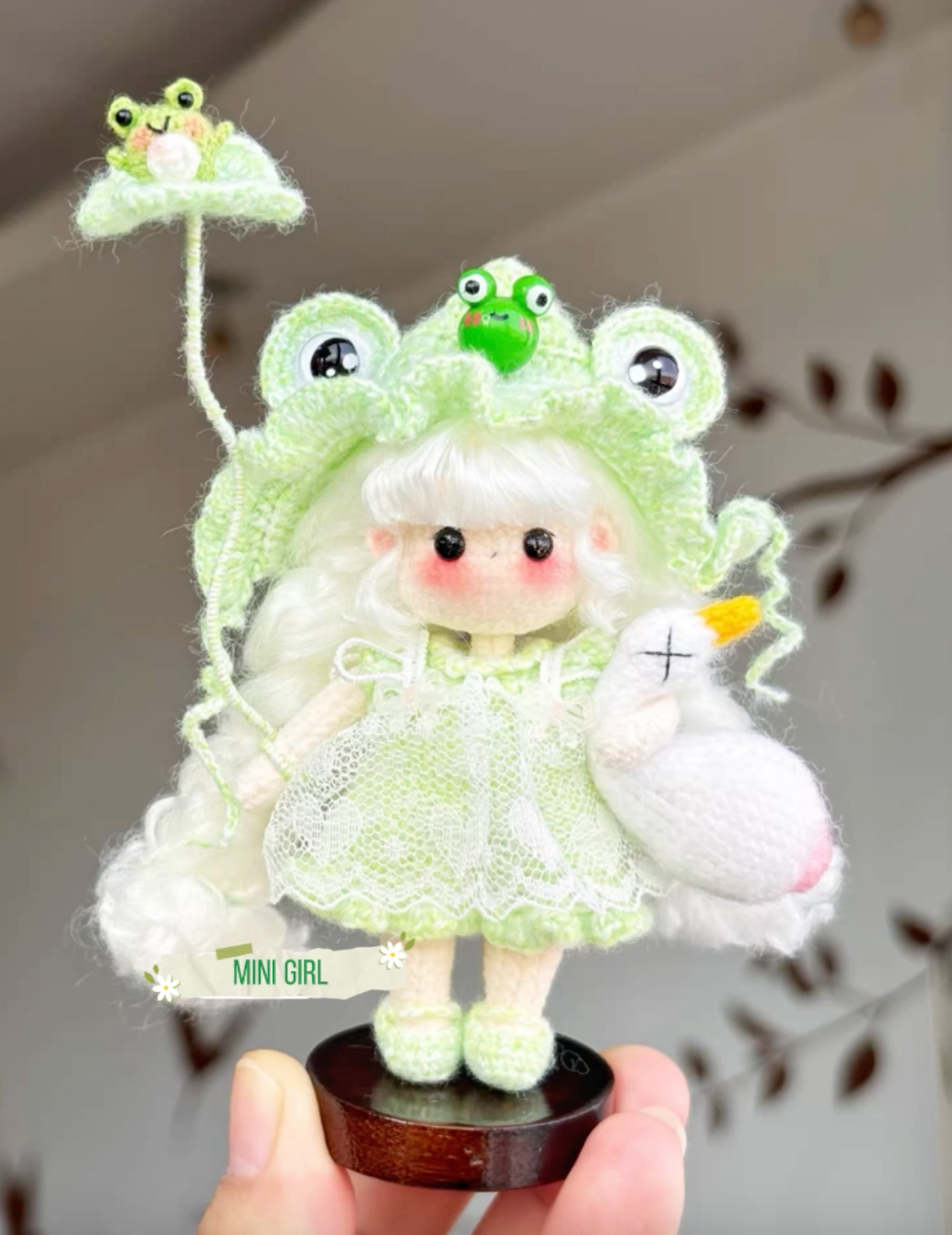 Goose Girl/Mini Girl/Frog(11~12 cm/4.3~4.5 inch)