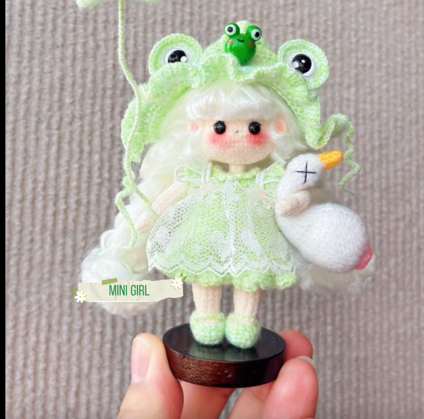 Goose Girl/Mini Girl/Frog(11~12 cm/4.3~4.5 inch)