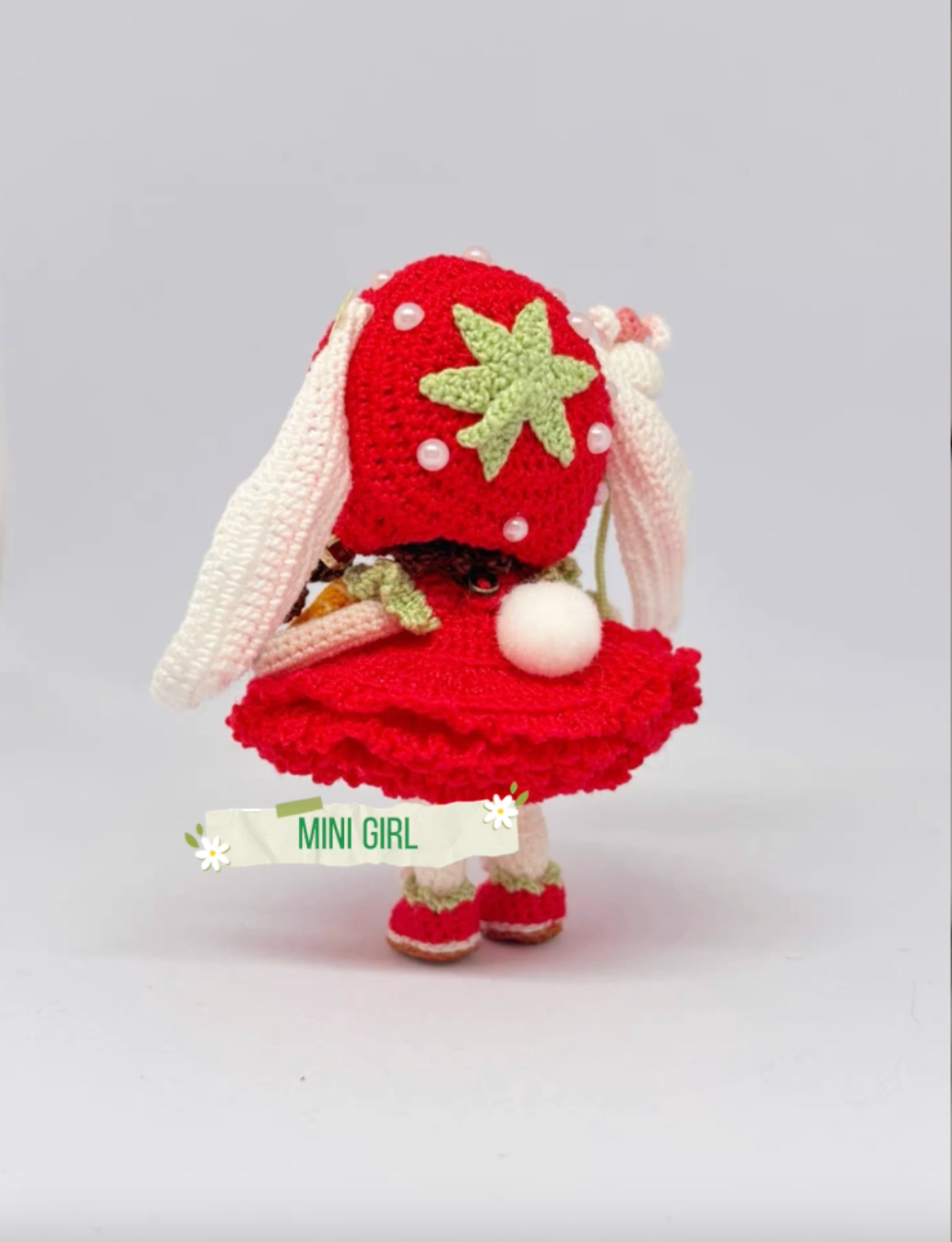 Mini Girl/Lace Cotton/Bunny Hat(6 cm/2.4 inch)