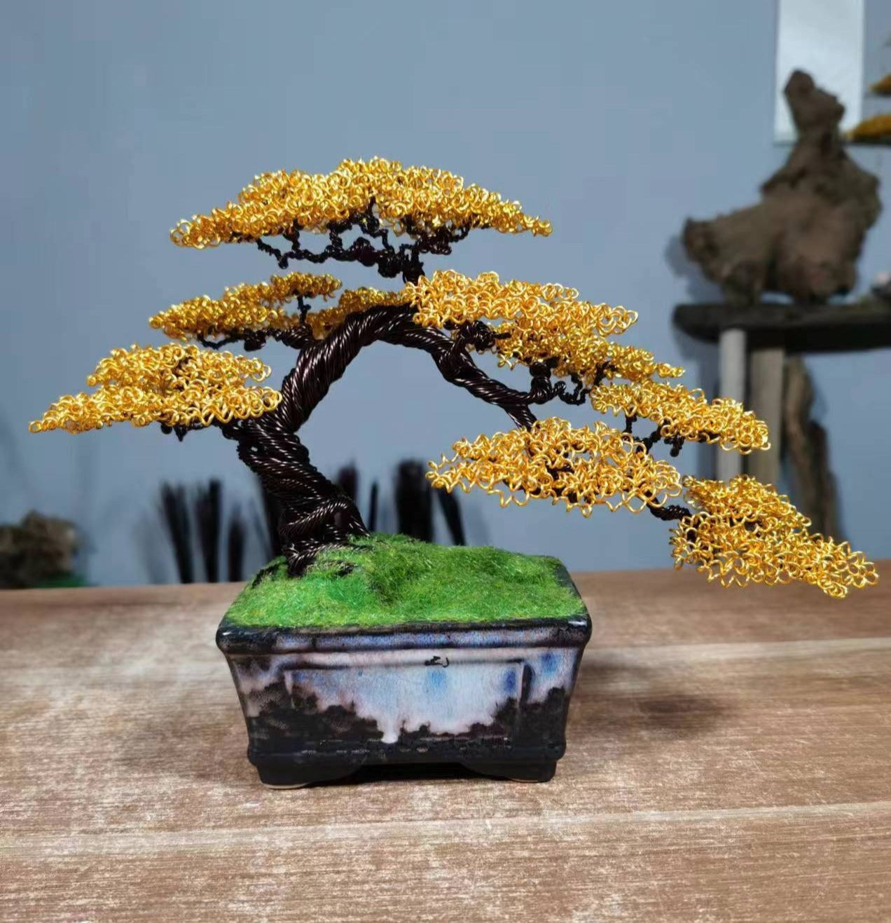 Bonsai Tree (Height*Width: 25*30cm/9.8*11.8 inch)