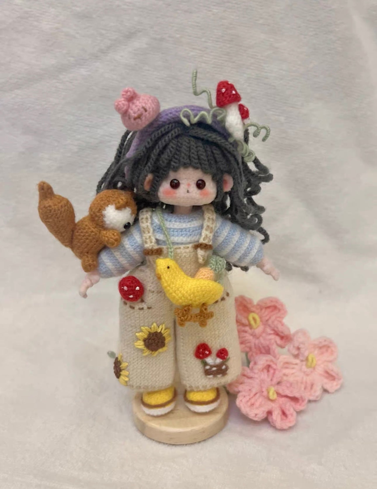 Crochet Mini Girl/Squirrel