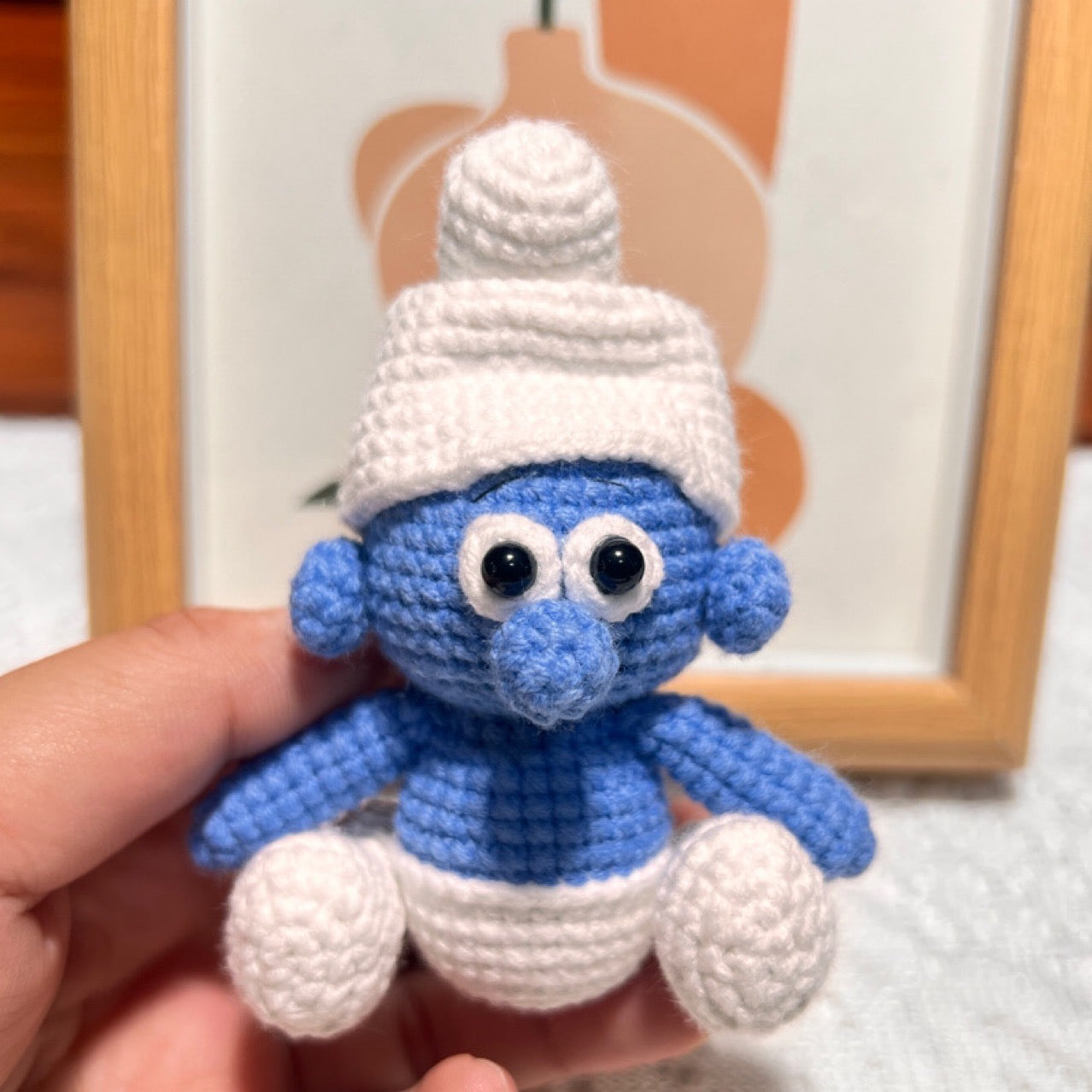 Baby Smurf Keychain