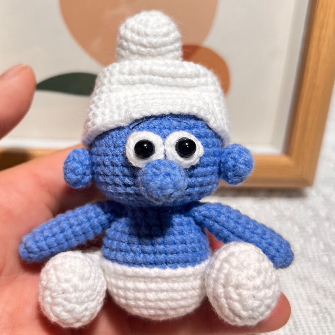 Baby Smurf Keychain