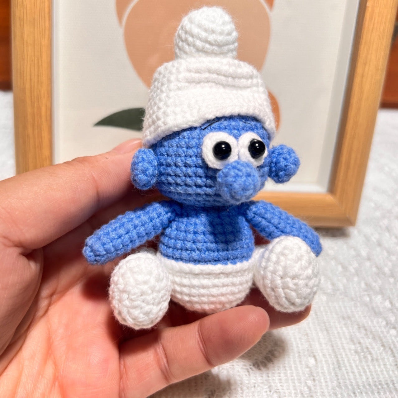 Baby Smurf Keychain