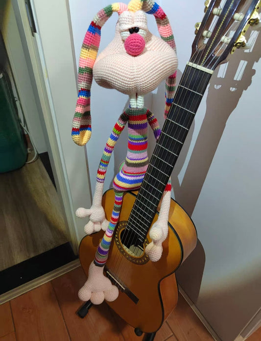Crochet Large Bunny(100 cm/39 inch,130 cm/51 inch including ears)