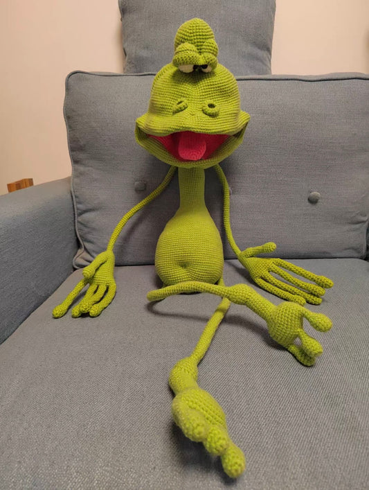 Crochet Large Frog(100 cm/39 inch)