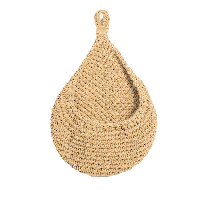 Cotton Woven Wall Hanging Storage Basket