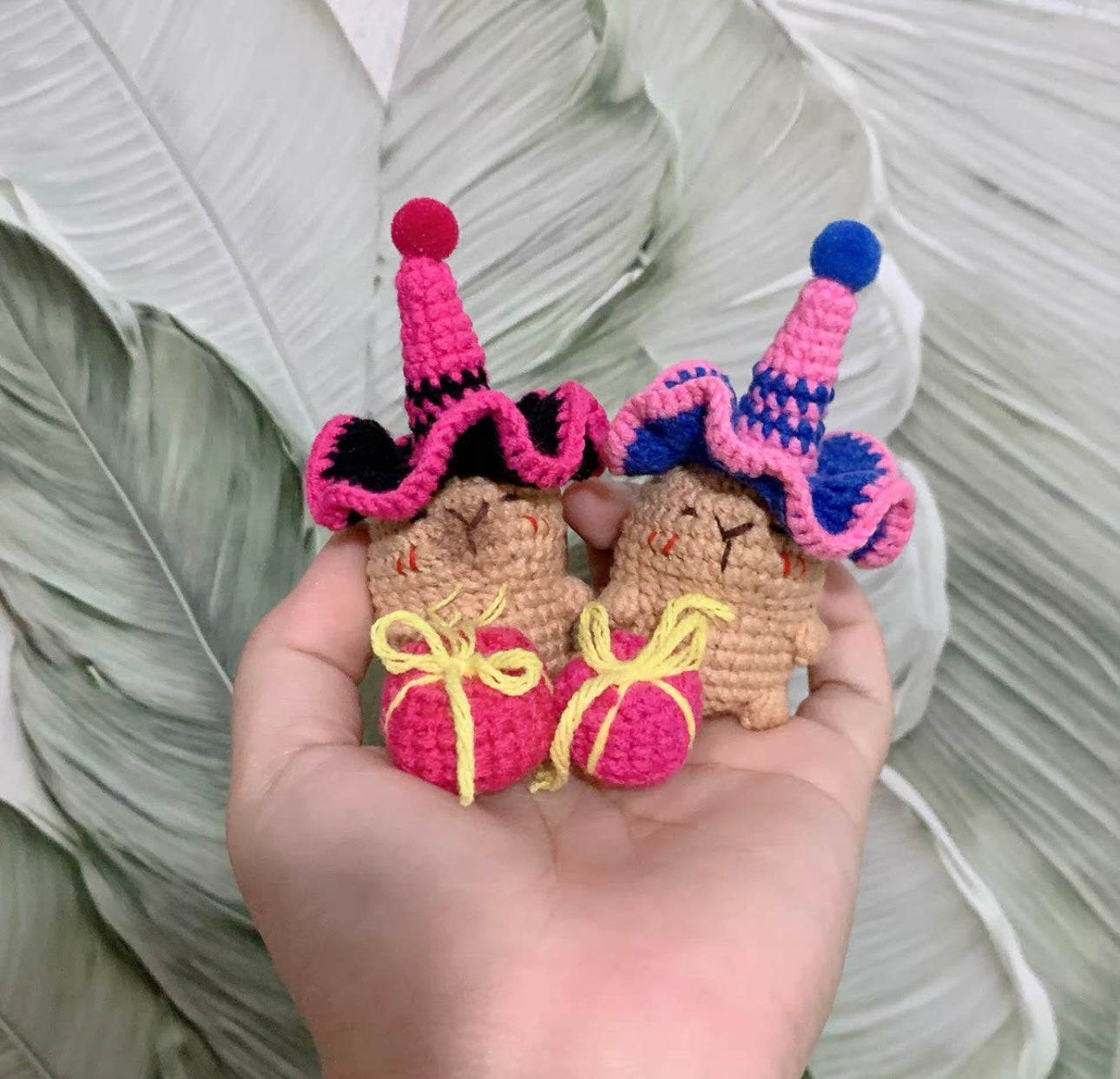 Crochet Capybara (5~7 cm/2~2.8 inch)