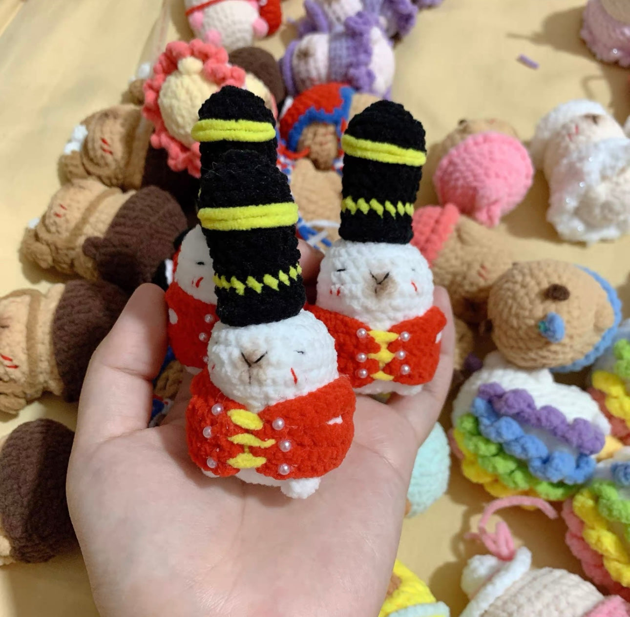Crochet Capybara (5~7 cm/2~2.8 inch)
