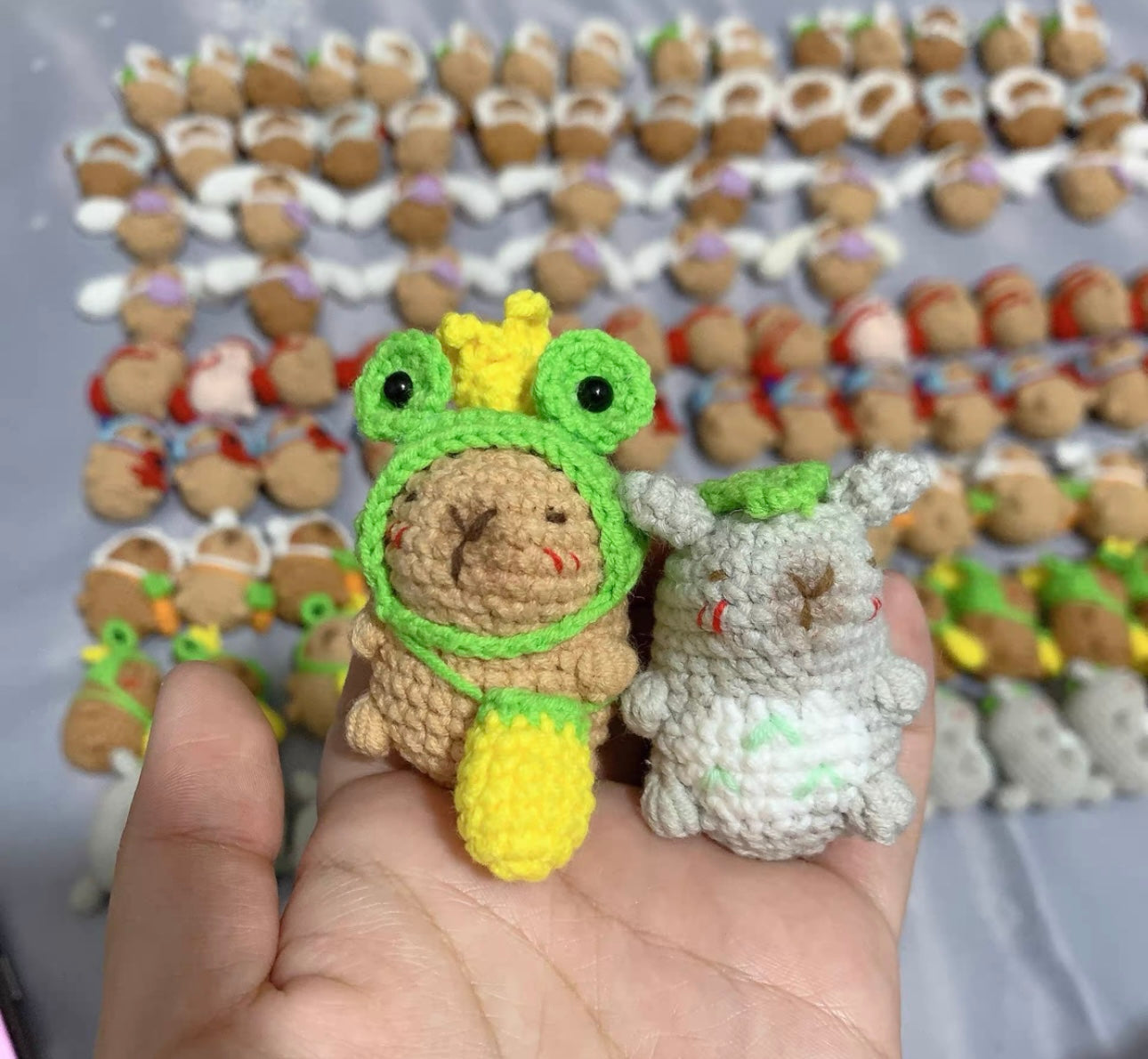 Crochet Capybara (5~7 cm/2~2.8 inch)