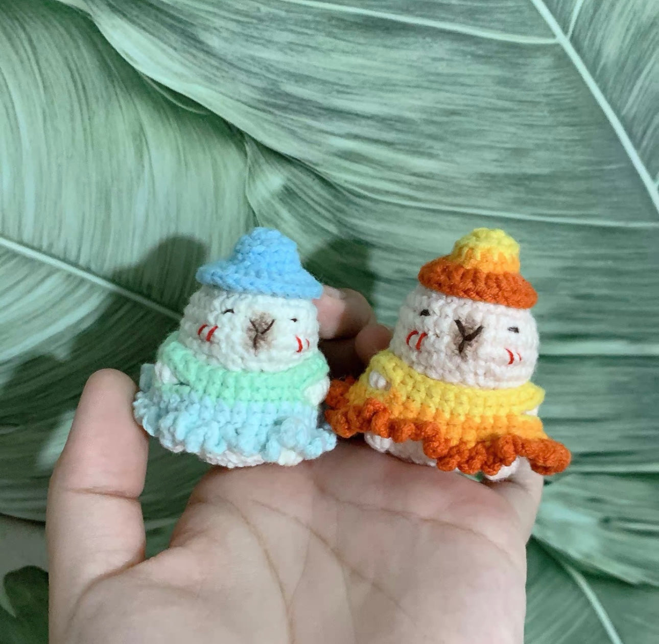 Crochet Capybara (5~7 cm/2~2.8 inch)