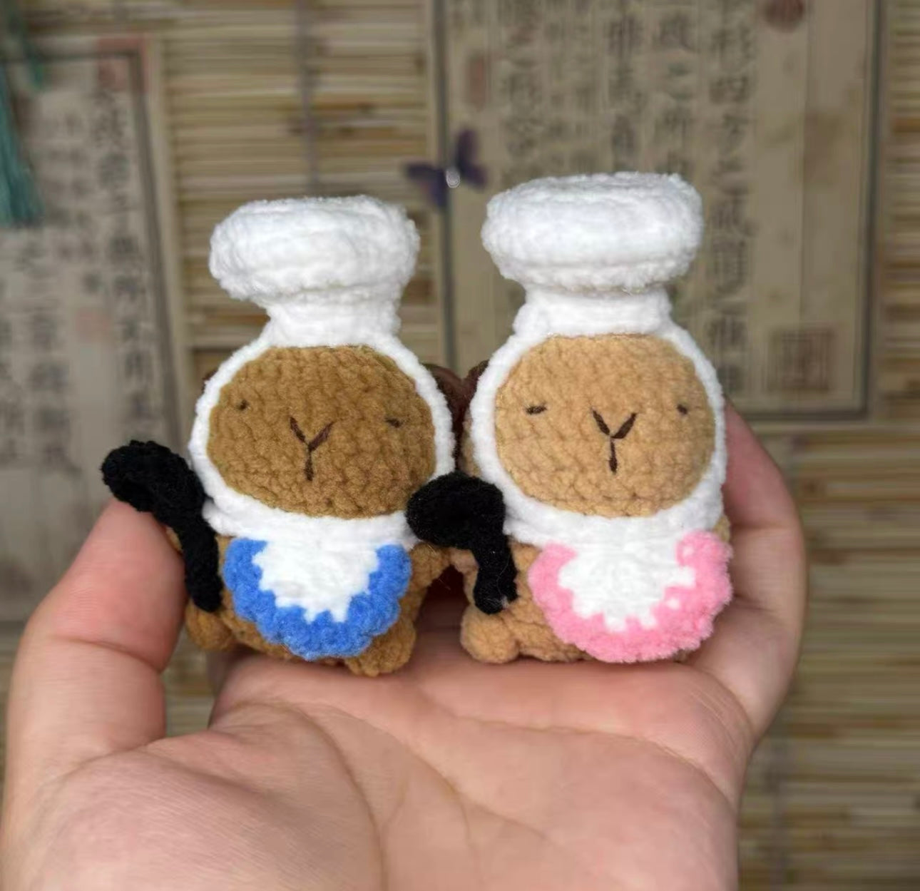 Crochet Capybara (5~7 cm/2~2.8 inch)