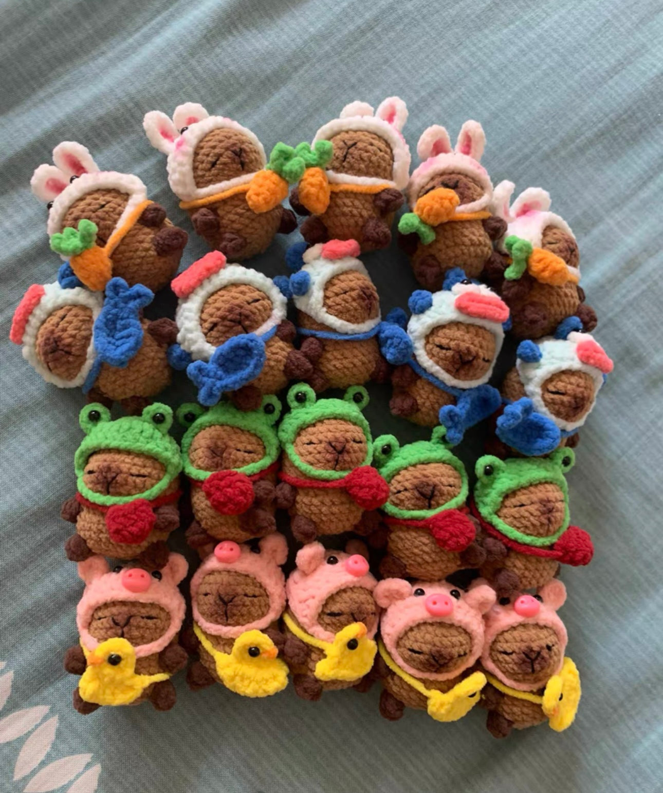 Crochet Capybara (5~7 cm/2~2.8 inch)