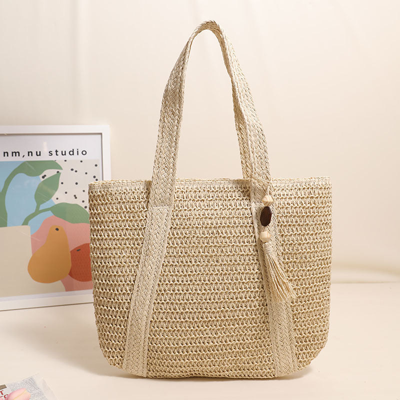 Shoulder Bag with Tassel(43*39 cm/16.9*15.4 inch)