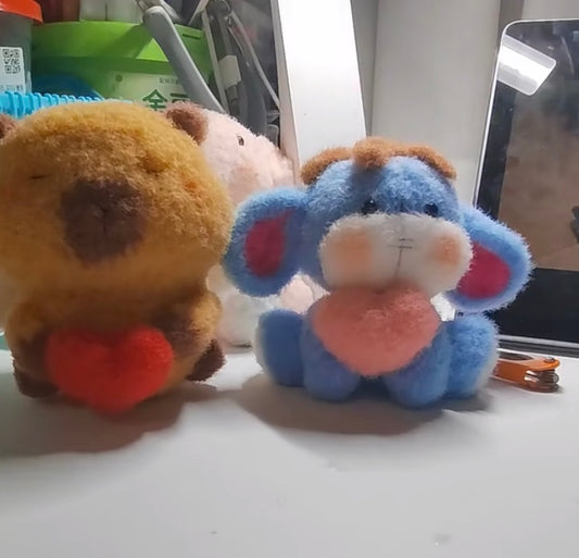 Crochet Magnetic Eeyore/Head and Body can be Separated(8 cm/3.1 inch)