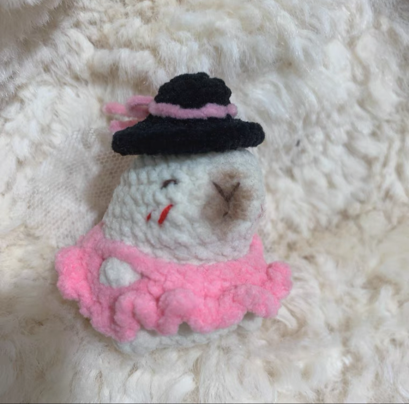 Crochet Capybara(5~7 cm/2~2.8 inch)