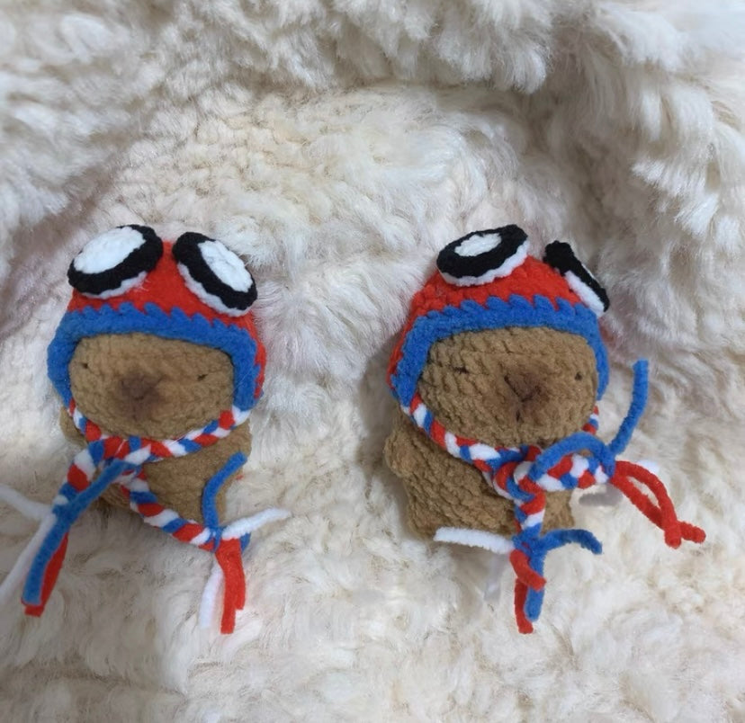 Crochet Capybara(5~7 cm/2~2.8 inch)