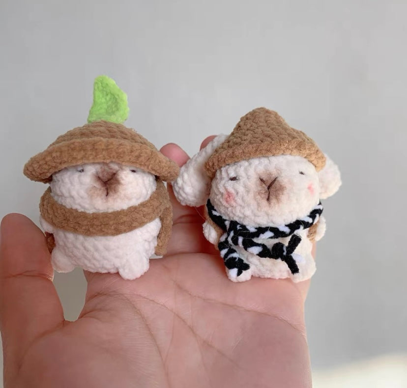 Crochet Capybara(5~7 cm/2~2.8 inch)