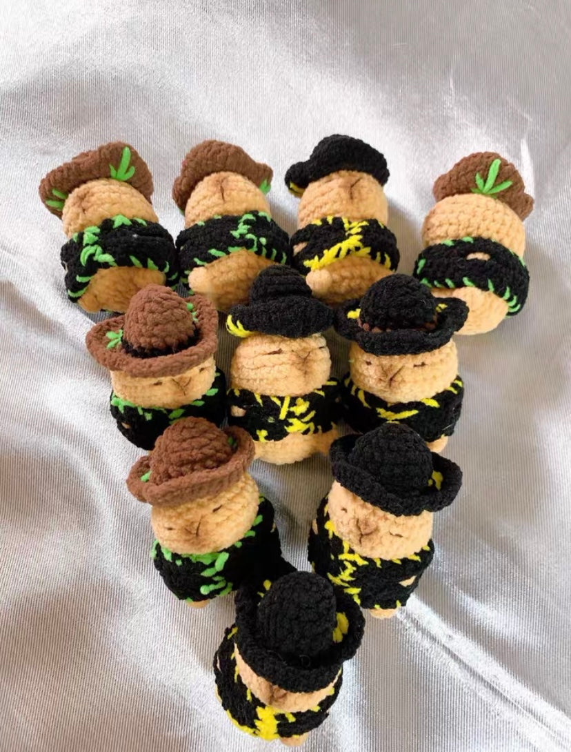 Crochet Capybara(5~7 cm/2~2.8 inch)